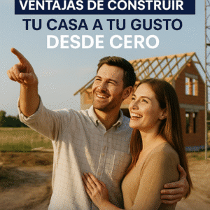 Ventajas de construir tu casa a tu gusto desde cero